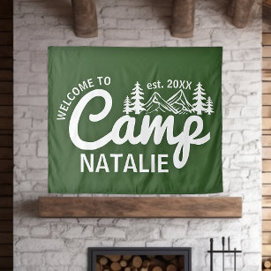 Personalized Camp Bach Bachelorette Party Custom Tapestry