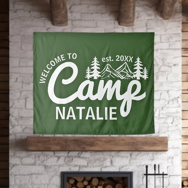 Personalized Camp Bach Bachelorette Party Custom Tapestry (Creator Uploaded)