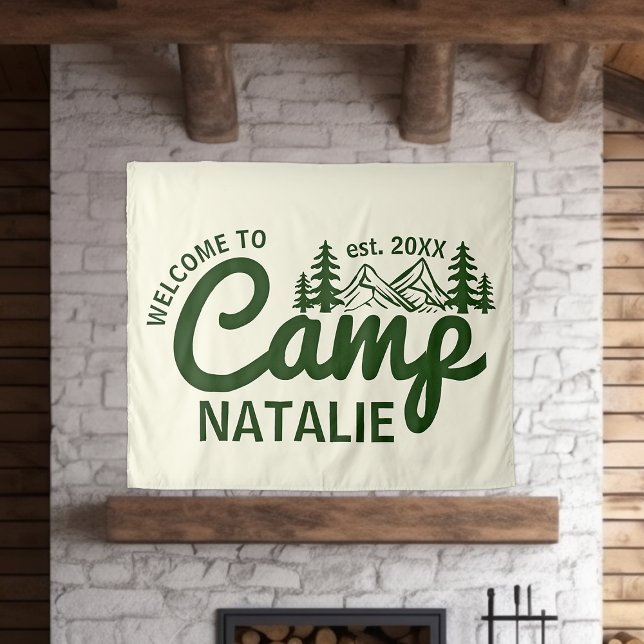 Personalized Camp Bach Bachelorette Party Custom Tapestry (Creator Uploaded)