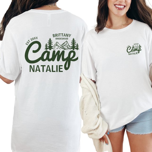 Personalized Camp Bach Bachelorette Party Custom Tri-Blend Shirt (Creator Uploaded)