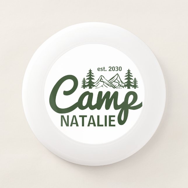 Personalized Camp Bach Bachelorette Party Custom Wham-O Frisbee (Front)