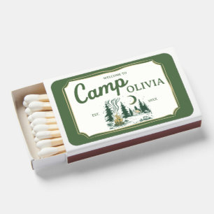 Personalized Camp Bachelorette Matchboxes