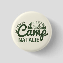 Personalized Camp Bachelorette Party Bridesmaids Button
