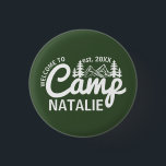 Personalized Camp Bachelorette Party Bridesmaids Button<br><div class="desc">Elevate your bachelorette bash with our Personalized Camp Bachelorette Party Bridesmaids Buttons, the perfect addition to any glamping adventure. Designed with nature-inspired elements like mountains and mimosas, these buttons capture the rustic yet elegant spirit of a "wild in the woods" celebration. Whether you're lounging by the campfire, exploring the great...</div>