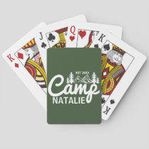 Personalized Camp Bachelorette Party Bridesmaids Poker Cards