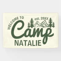 Personalized Camp Bachelorette Party Cool Welcome