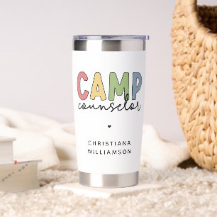 Personalized Camp Counselor Gifts Insulated Tumbler