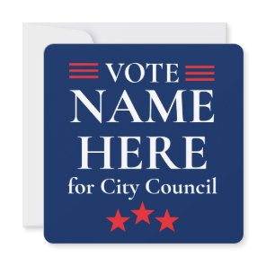 Personalized Campaign Election Invitation
