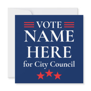 Personalized Campaign Election Invitation