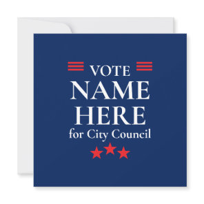 Personalized Campaign Election Invitation