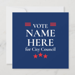 Personalized Campaign Election Invitation
