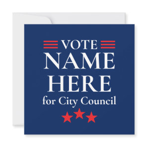Personalized Campaign Election Save The Date