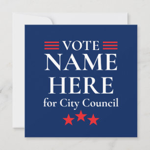 Personalized Campaign Election Save The Date