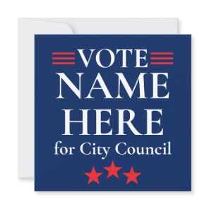 Personalized Campaign Election Save The Date