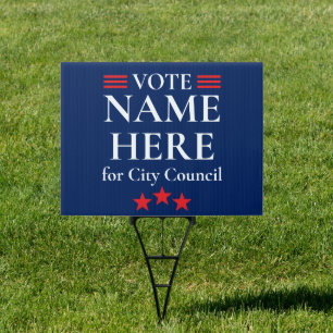 Personalized Campaign Election Sign