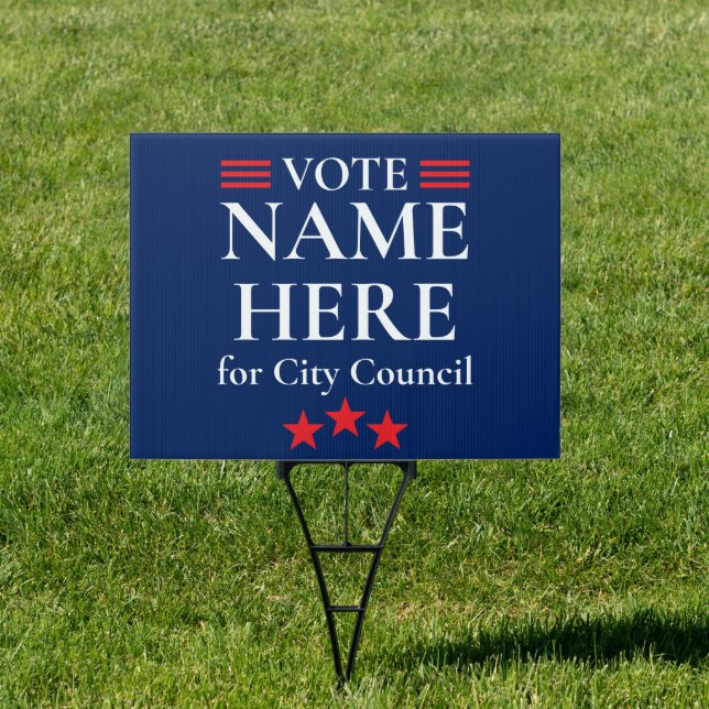 Personalized Campaign Election Sign (Insitu)