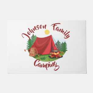 Personalized camping  doormat