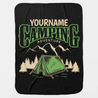 Personalized family camping discount blanket