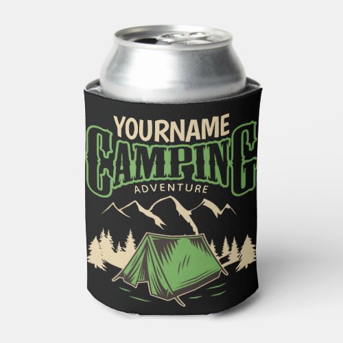 Personalized Camping Family Camp Trip Adventure  Can Cooler