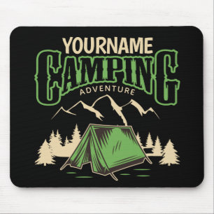 Personalized Camping Family Camp Trip Adventure Mouse Pad
