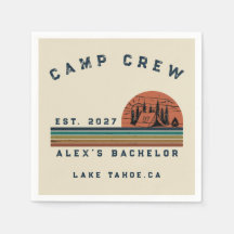 Personalized Camping Weekend Bachelor Party