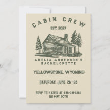 Personalized Camping Weekend Bachelorette Party
