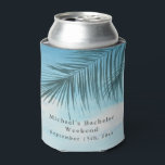 Personalized Can Cooler | Bachelor Beach Weekend<br><div class="desc">Personalized Can Cooler | Bachelor Beach Weekend Personalized Can Coolers are the perfect keepsakes for your friends to remember your special day. Cheers to a fun and memorable bachelor party! Add your custom wording to this design by using the "Edit this design template" boxes on the right hand side of...</div>