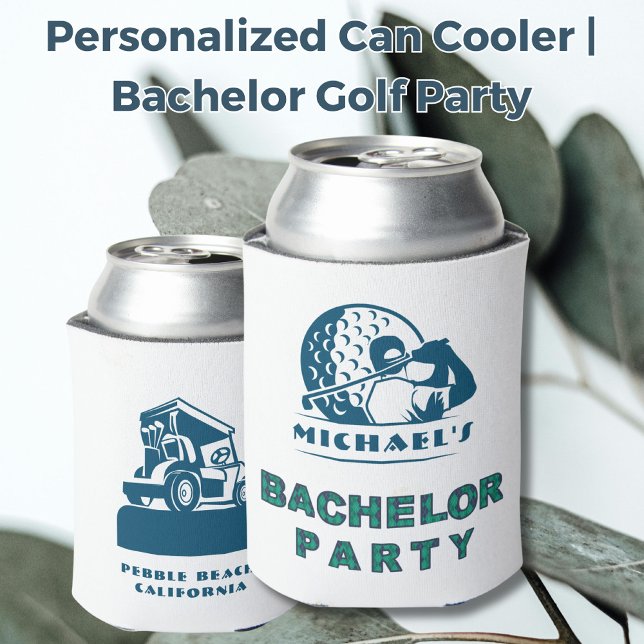 Personalized Can Cooler | Bachelor Golf Party (Creator Uploaded)