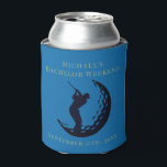 Personalized Can Cooler | Bachelor Golf Weekend<br><div class="desc">Personalized Can Cooler | Bachelor Golf Weekend Personalized Can Coolers are the perfect keepsakes for your friends to remember your special day. Cheers to a fun and memorable bachelor party! Elevate your wedding bachelor/bachelorette weekend with our unique Golf Theme Can Cooler on Zazzle. 🏌️‍♂️ Whether you're hitting the green or...</div>