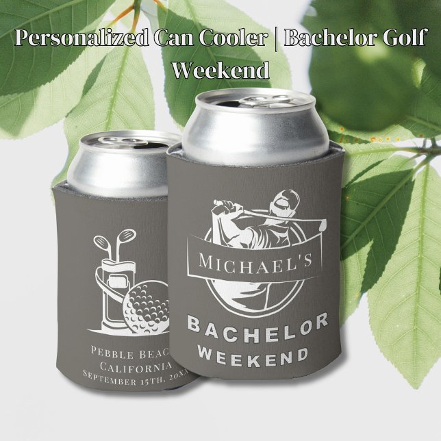 Personalized Can Cooler | Bachelor Golf Weekend (Creator Uploaded)