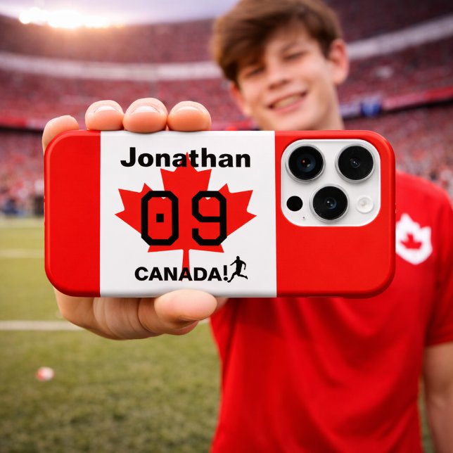 Personalized Canada Athletic Team Gift iPhone Case (Creator Uploaded)