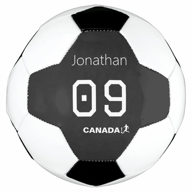 Personalized Canada Athletic Team Gift Soccer Ball (Front)