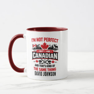 Personalized Canada Flag Day Custom Canadian Mug