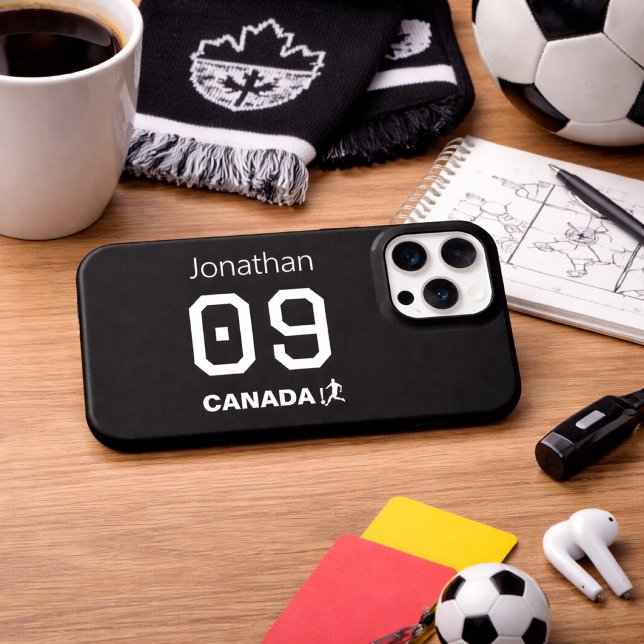 Personalized Canada Soccer Athlete Gift iPhone Case (Creator Uploaded)