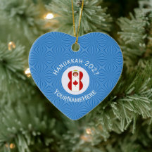 Personalized Canadian Angel Hanukkah Flag