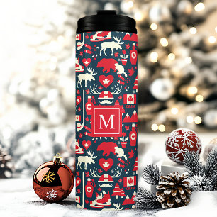 Personalized Canadian Icons Thermal Tumbler