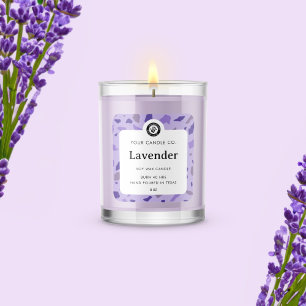 Personalized Candle Label - Customizable Sticker