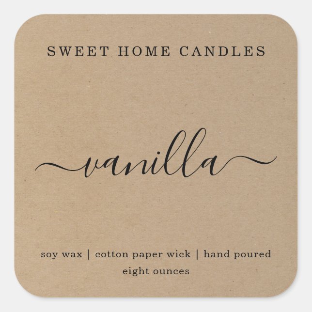 Personalized Candle Labels, Personalized Candle Stickers, Candle