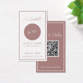 Personalized Candle Scent Sampler Card (Desk)