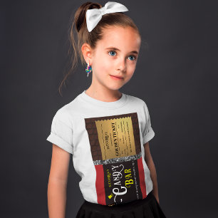Personalized Candy Bar Golden Ticket T-Shirt