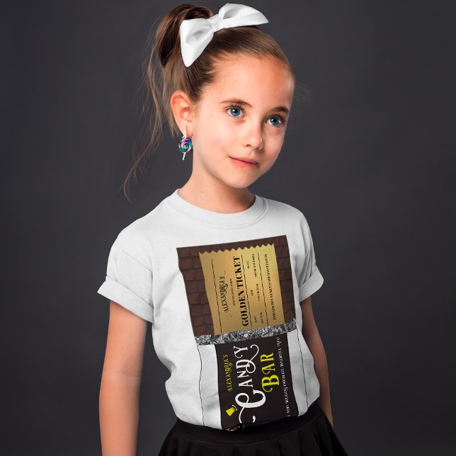 Personalized Candy Bar Golden Ticket T-Shirt (Creator Uploaded)