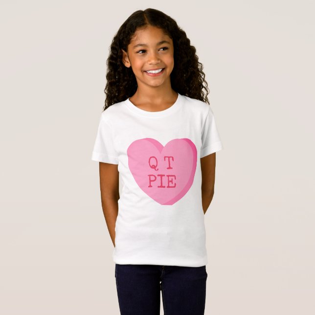 Personalized Candy Heart Kid's Shirt (Front Full)