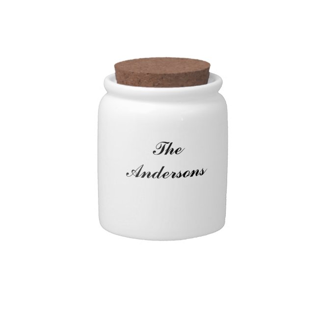 Personalized Candy Jar (Front)