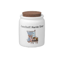 Personalized Candy Jar for the Sweetest Nurse
