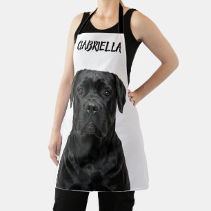 Personalized Cane Corso Guardian Dog Photo Apron