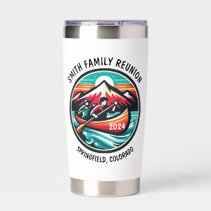 Personalized Canoe Trip Insulated Tumbler