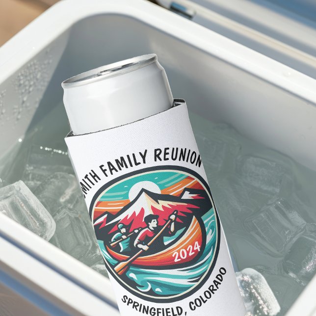 Personalized Canoe Trip Seltzer Can Cooler (Creator Uploaded)