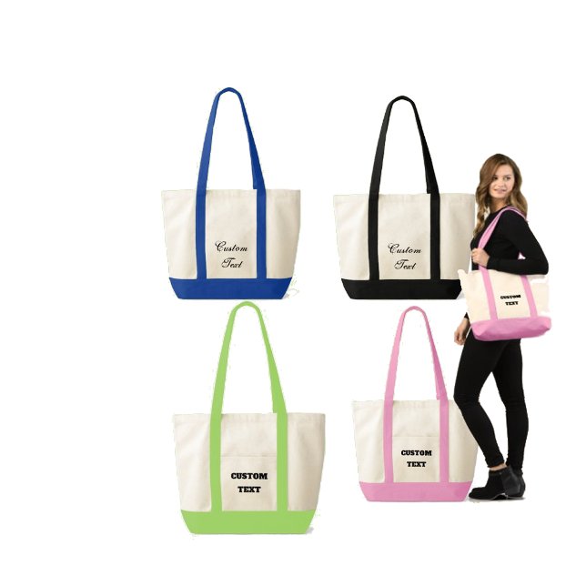 Personalized Canvas Tote Bag | Custom Design (Custom Personalized Canvas Tote Bags)