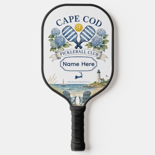 Personalized Cape Cod Pickleball Paddle