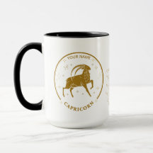 Personalized Capricorn Zodiac 15 oz